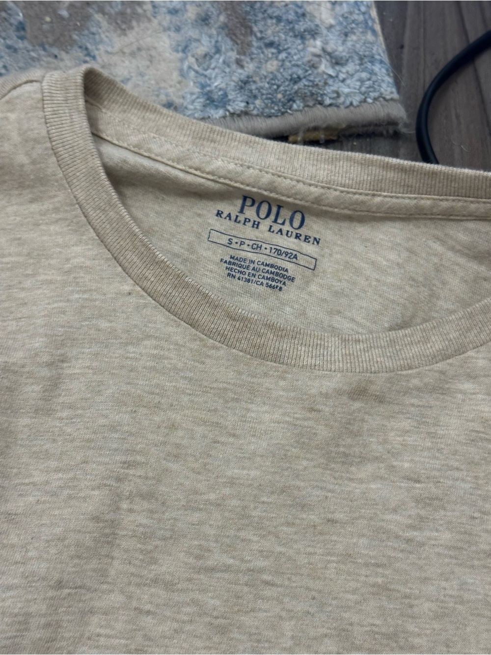 Polo by Ralph Lauren Beige Long-Sleeve Crew Tee - Picture 3 of 5